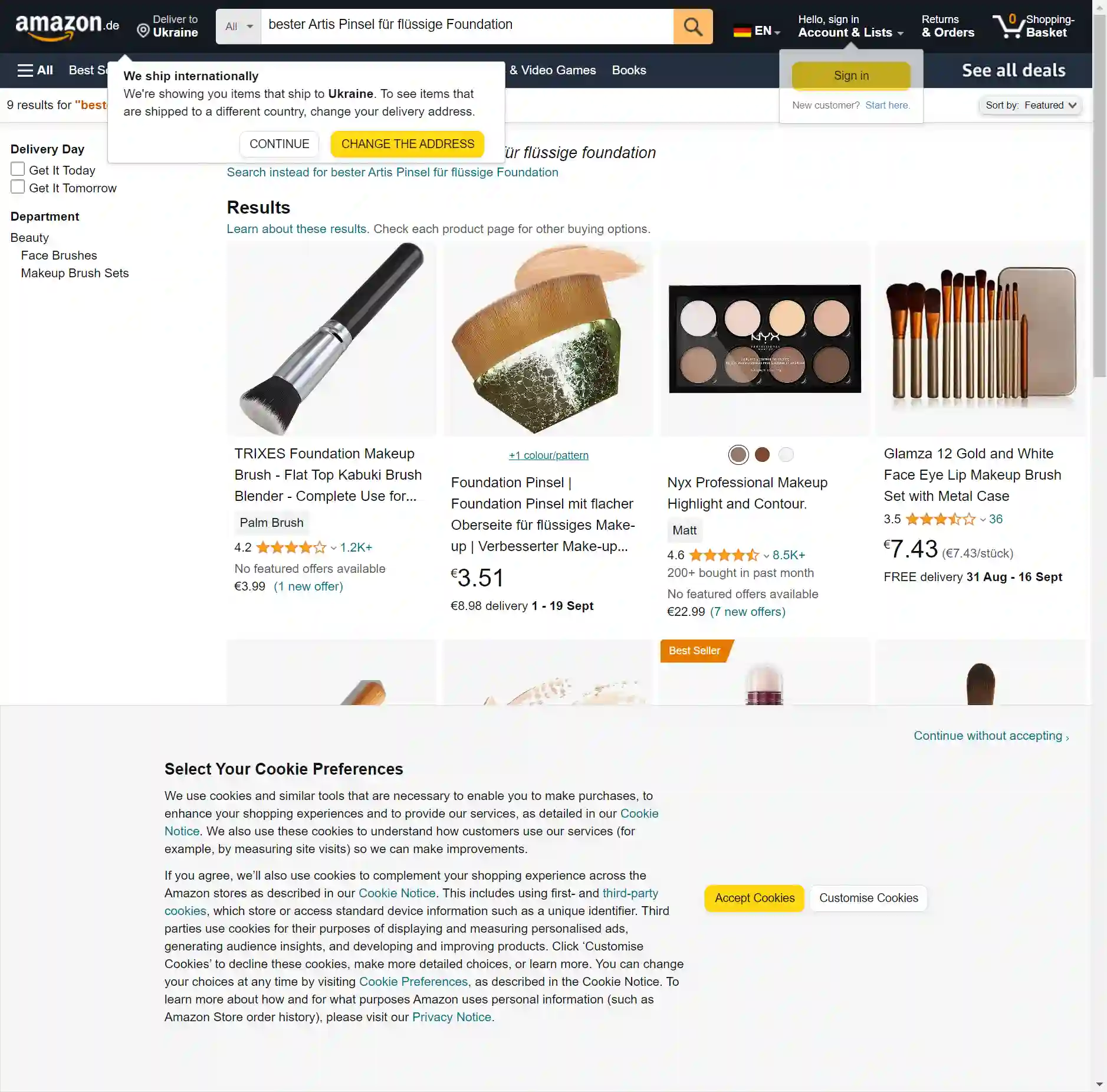 Bester Artis Pinsel für flüssige Foundation: Die Top 8 Produkte im Test