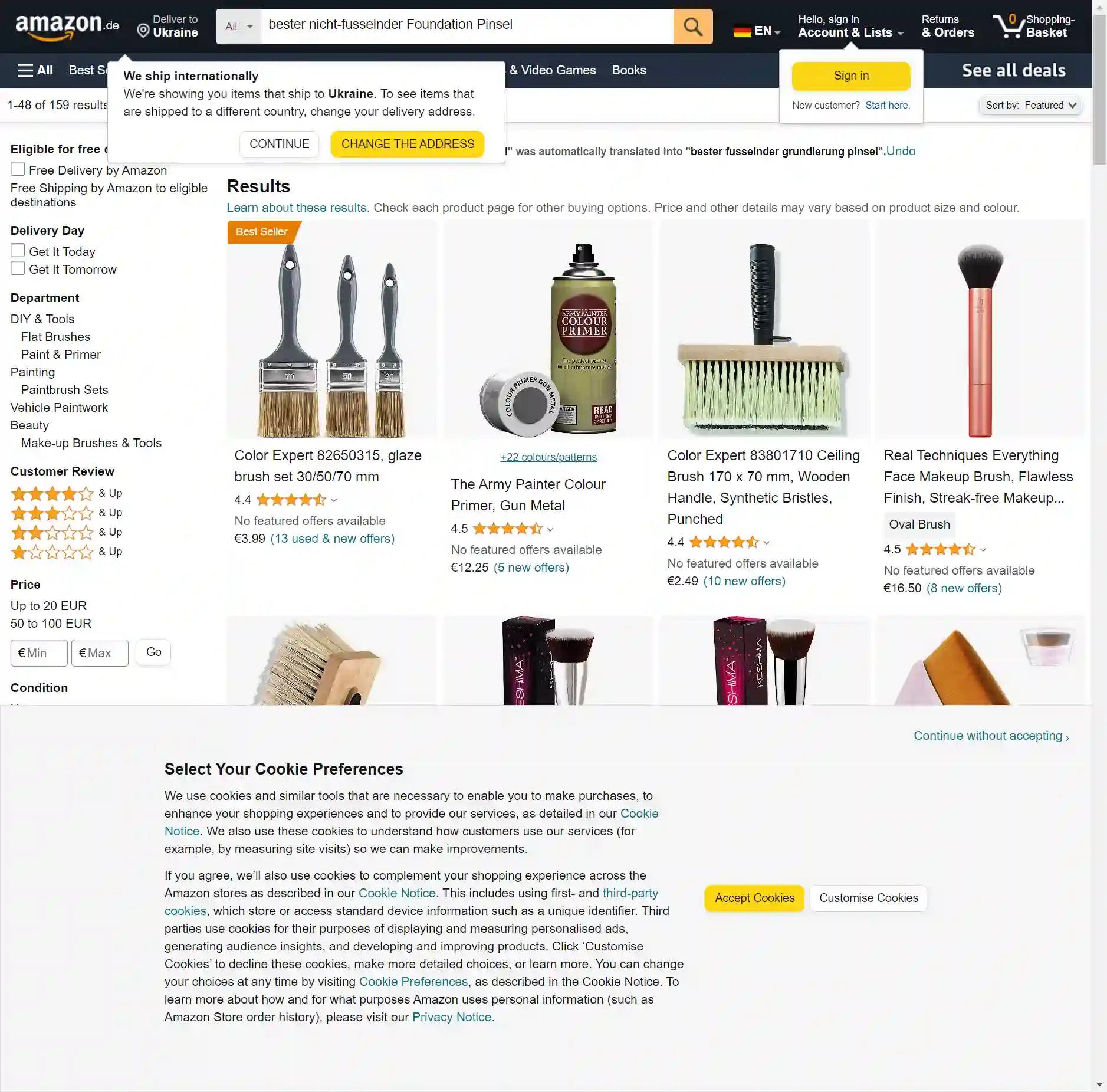 Bester nicht-fusselnder Foundation Pinsel: MSQ Foundation Pinsel im Test