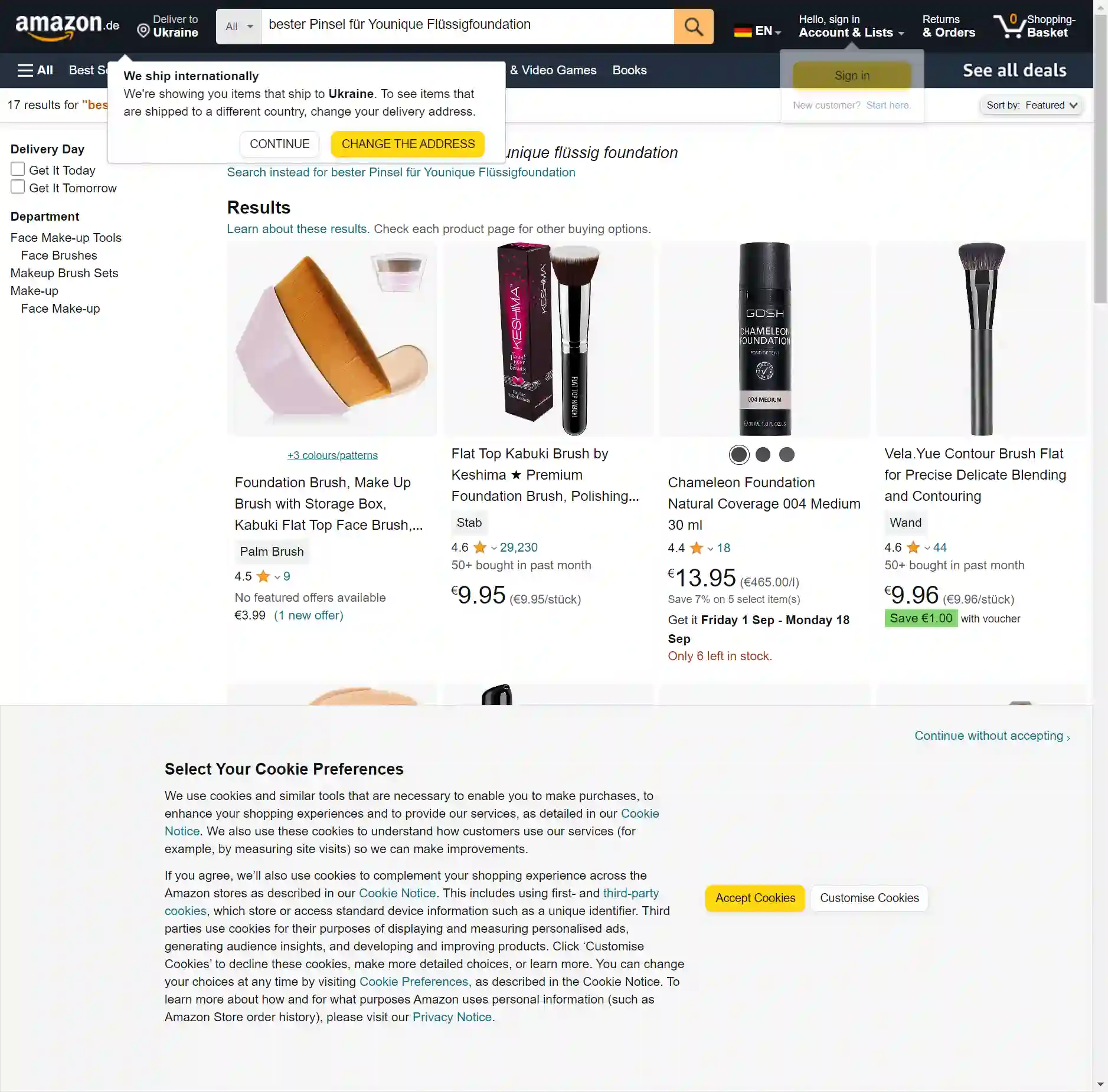 Die besten Pinsel für Younique Flüssigfoundation: 8 Produkte im Test