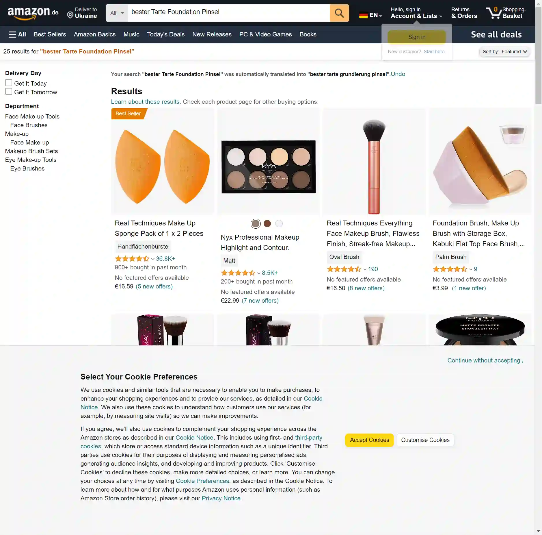 8 Produkte im Test: Bester Tarte Foundation Pinsel