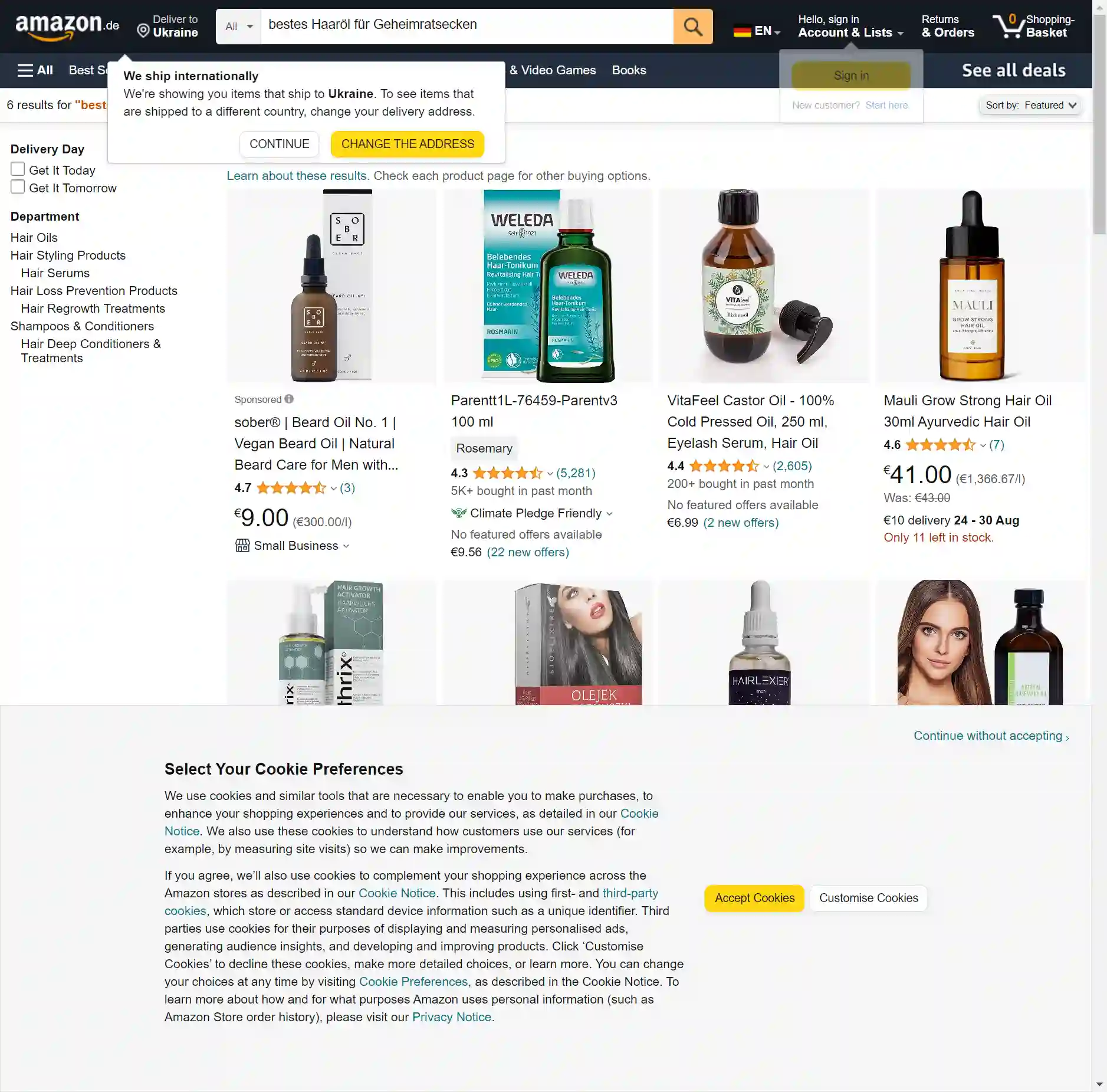 Die besten Haaröle für Geheimratsecken im Test: Eine Überprüfung von 8 Produkten