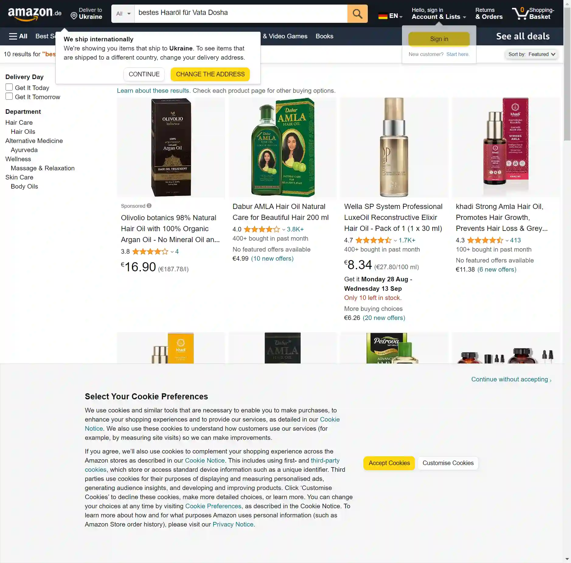 Die besten Haaröle für das Vata Dosha: 8 Produkte im Test