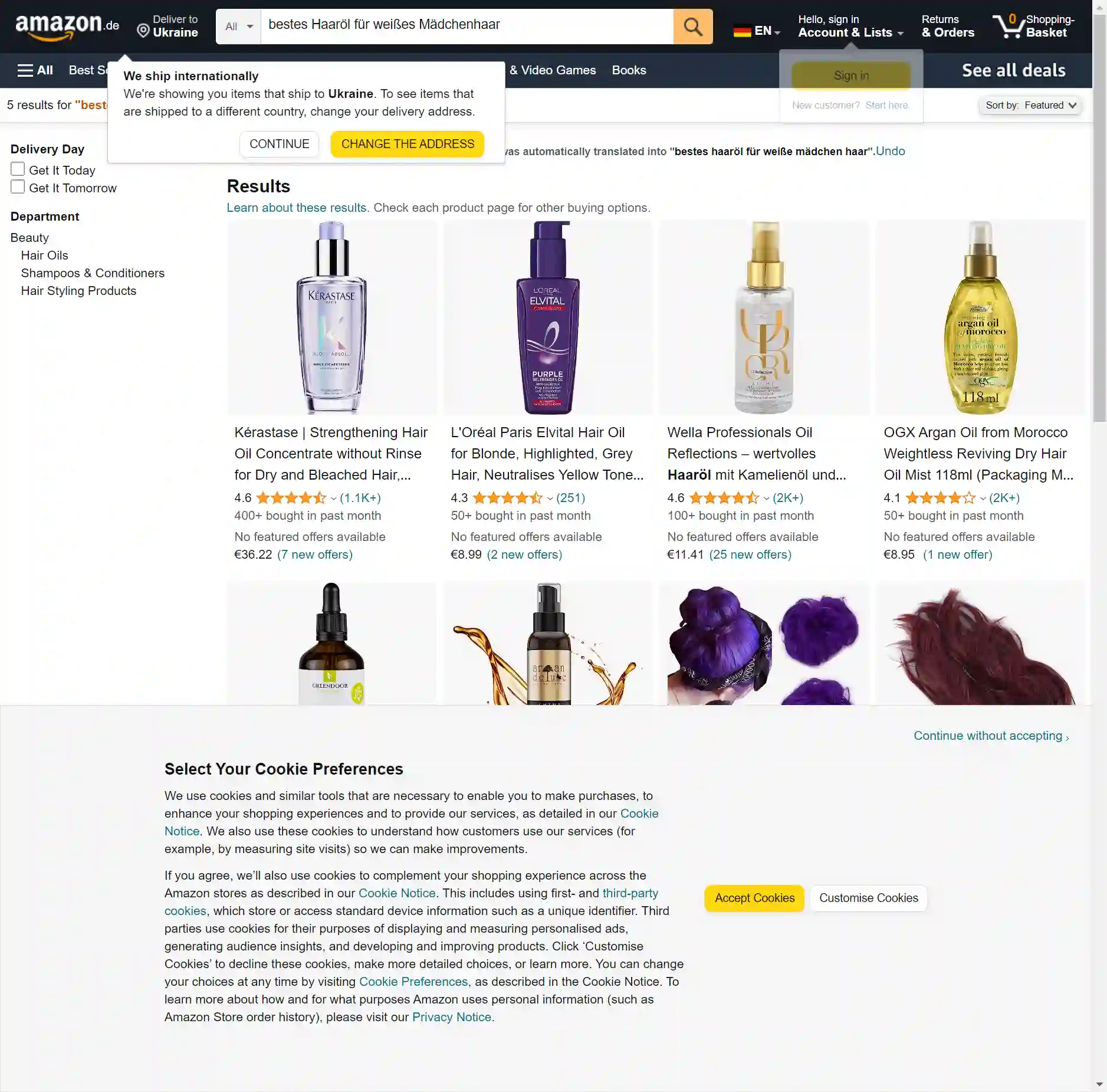 Die 8 besten Haaröle für weißes Mädchenhaar: Ein umfassender Überblick und Produktbewertungen