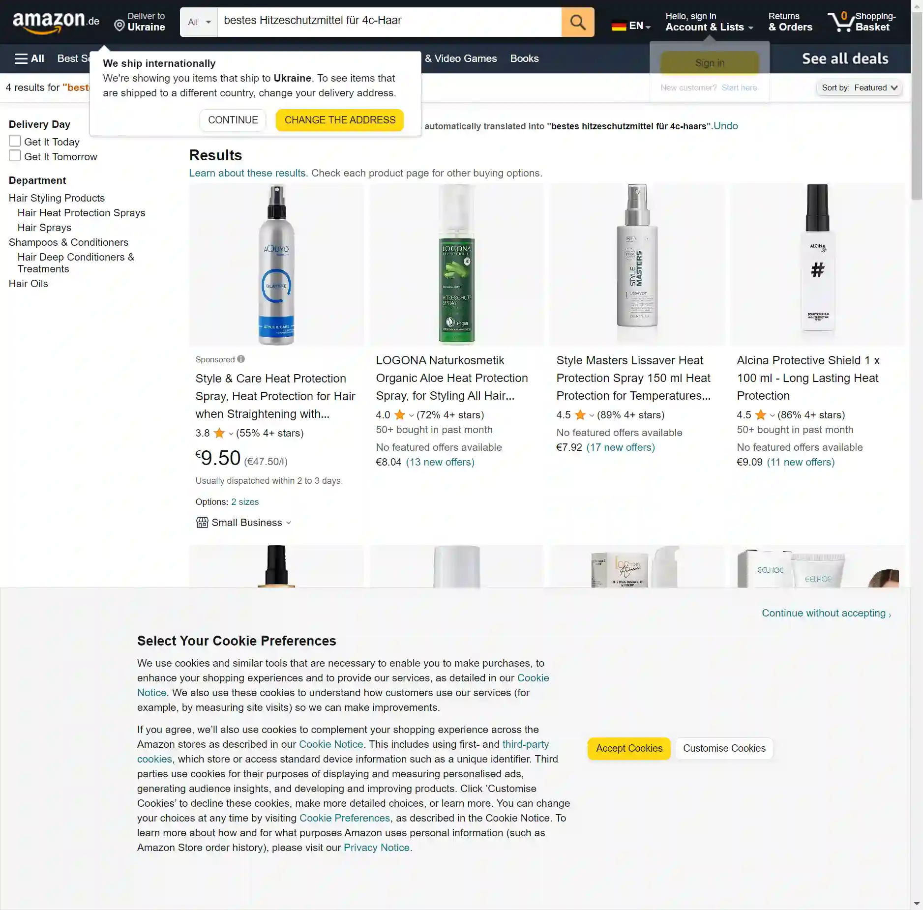 Die besten Hitzeschutzmittel für 4c-Haar: 8 Produkte im Test