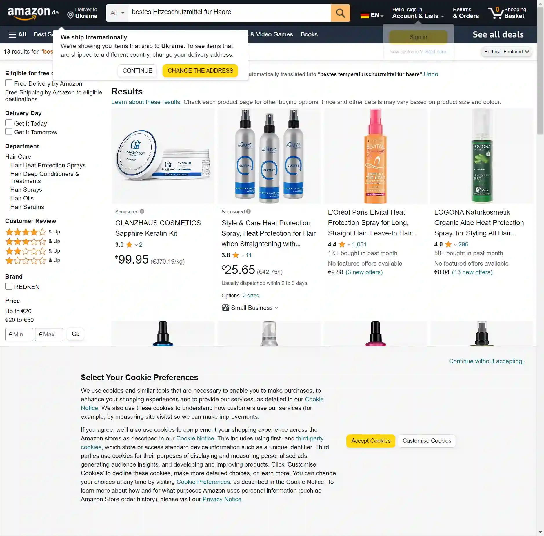 Die 8 besten Hitzeschutzmittel für Haare im Test: Diamond Hair Haaröl und Shampoo Set auf dem Prüfstand