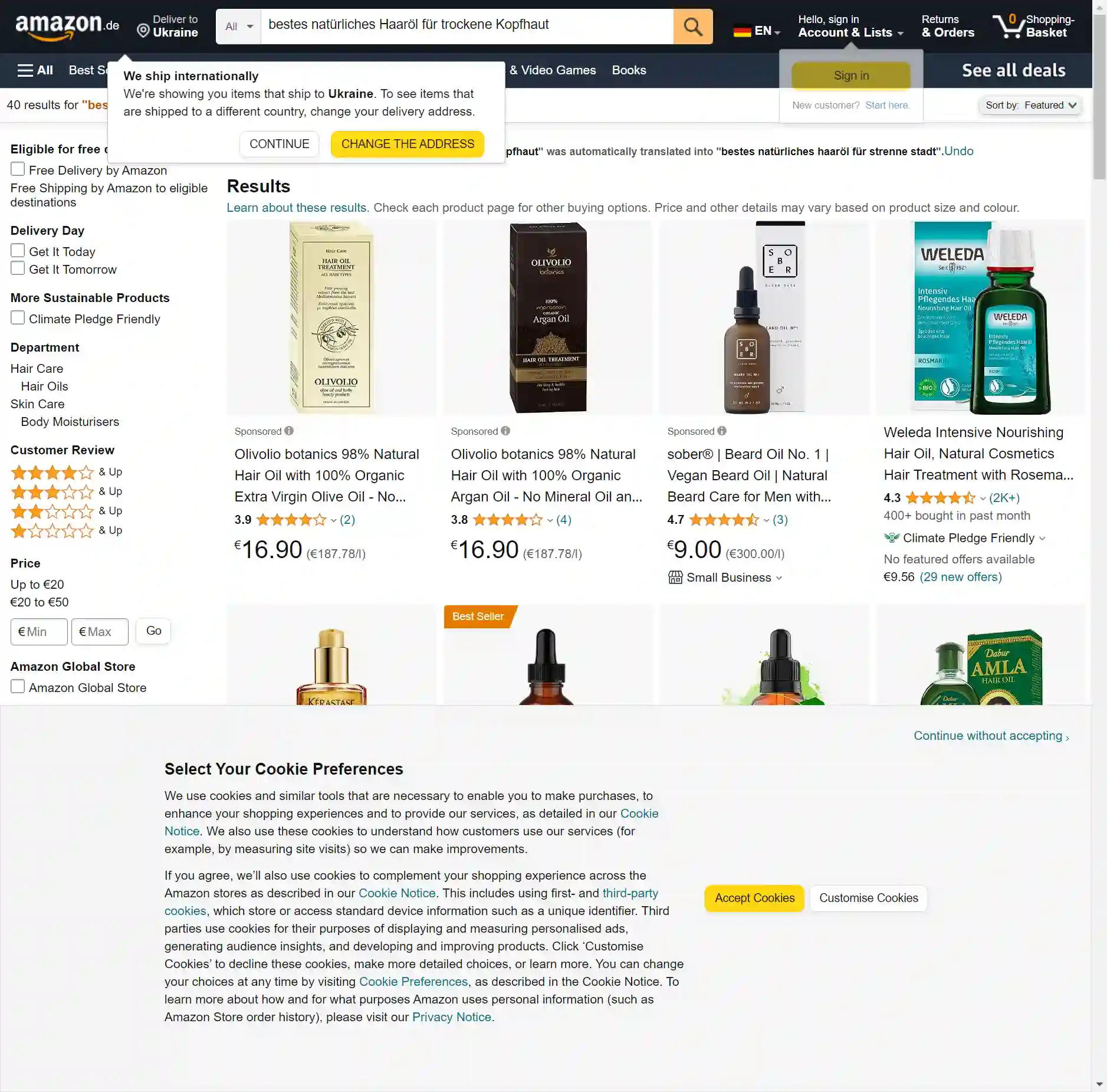 Die 8 besten Produktbewertungen: Das beste natürliche Haaröl für trockene Kopfhaut